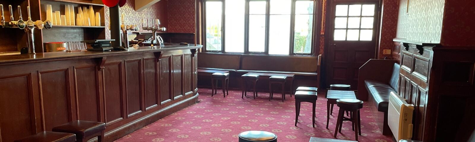 Filming in the Princes Pub at Windsor Racecourse